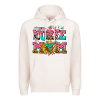 Pale Pink nurse mom Premium Hoodie - AdoDesignShop
