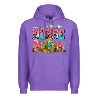Purple nurse mom Premium Hoodie - AdoDesignShop