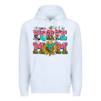 White nurse mom Premium Hoodie - AdoDesignShop