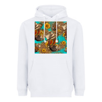 White western boots and hat seamless pattern Heavyweight Hoodie - HRA Design Shop