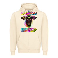 Sandshell rainbow sheep suffolk sheep Zipper Hoodie - RanaPortraitStore