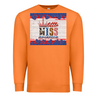 Carrot 4th of july little miss America Premium Sweatshirt - HRA Design Shop