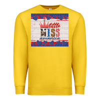 Lemon 4th of july little miss America Premium Sweatshirt - HRA Design Shop