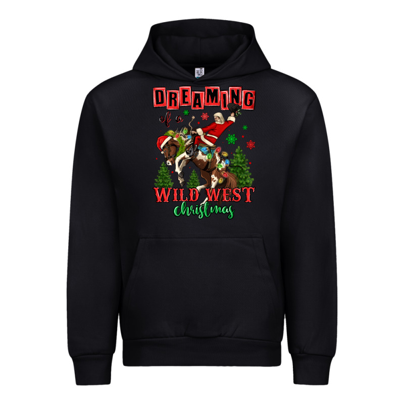 Dreaming Of A Wild West Christmas Cowboy Santa Urban Hoodie by MaliasSmallBusiness | Teevron