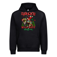 Black dreaming of a wild west christmas cowboy santa Urban Hoodie - MaliasSmallBusiness