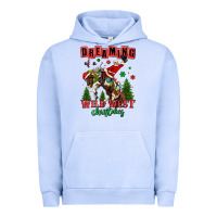 Pigment Grape Ice dreaming of a wild west christmas cowboy santa Urban Hoodie - MaliasSmallBusiness