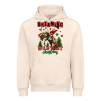 Sandshell dreaming of a wild west christmas cowboy santa Urban Hoodie - MaliasSmallBusiness