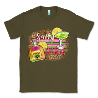 Army Green salty vibes Classic Tee - Zillion Design Studio