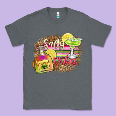 Salty Vibes Classic Tee Designed By Zillion Design Studio