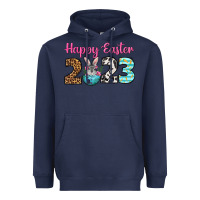 Navy Happy Easter 2023 Easter Day Heavyweight Hoodie - Neo Western