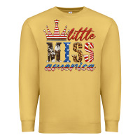 Antique Gold little miss america Premium Sweatshirt - HRA Design Shop