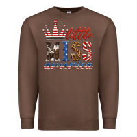 Chestnut little miss america Premium Sweatshirt - HRA Design Shop