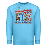 Ocean Blue little miss america Premium Sweatshirt - HRA Design Shop