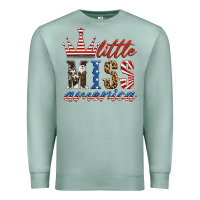 Seafoam little miss america Premium Sweatshirt - HRA Design Shop