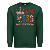 Sports Green little miss america Premium Sweatshirt - HRA Design Shop