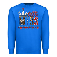 True Royal little miss america Premium Sweatshirt - HRA Design Shop