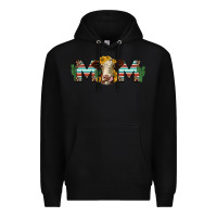 Black sunflower hereford cattle and cactus  mom Premium Hoodie - Jasminsmagicworld