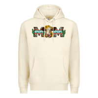 Sandshell sunflower hereford cattle and cactus  mom Premium Hoodie - Jasminsmagicworld