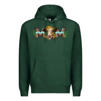 Sports Green sunflower hereford cattle and cactus  mom Premium Hoodie - Jasminsmagicworld