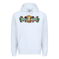 White sunflower hereford cattle and cactus  mom Premium Hoodie - Jasminsmagicworld