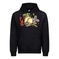 Black mardi gras baseball Urban Hoodie - MaliasSmallBusiness