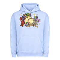 Pigment Grape Ice mardi gras baseball Urban Hoodie - MaliasSmallBusiness