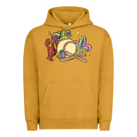 Pigment Peanut Butter mardi gras baseball Urban Hoodie - MaliasSmallBusiness