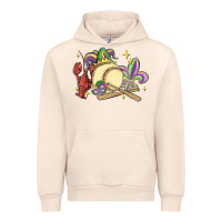 Sandshell mardi gras baseball Urban Hoodie - MaliasSmallBusiness