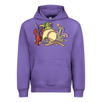 Tulip mardi gras baseball Urban Hoodie - MaliasSmallBusiness