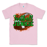 Bubblegum Pink football junkie Classic Tee - texasbilliewilder