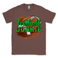Chestnut football junkie Classic Tee - texasbilliewilder