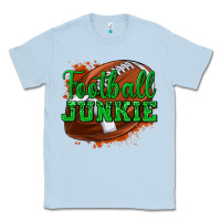 Dusty Blue football junkie Classic Tee - texasbilliewilder