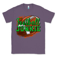 Lavender football junkie Classic Tee - texasbilliewilder