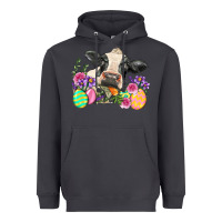 Smoke Happy Easter Cow Easter Day Heavyweight Hoodie - Neo Western