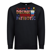 Black i'm not drunk i'm patriotic Premium Sweatshirt - HRA Design Shop