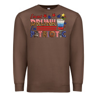 Chestnut i'm not drunk i'm patriotic Premium Sweatshirt - HRA Design Shop