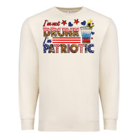 Sandshell i'm not drunk i'm patriotic Premium Sweatshirt - HRA Design Shop