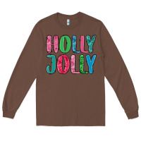 Chestnut holly jolly Long Sleeve Tee - MaliasSmallBusiness