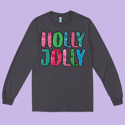 Long Sleeve Tee holly jolly
