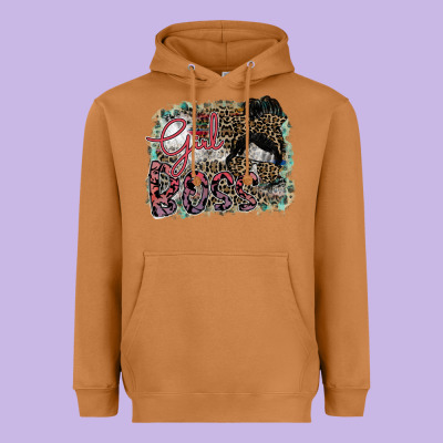 Girl Boss Heavyweight Hoodie Designed By Sublimationcraftshop