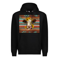 Black western sunflowers gemstone heifer Premium Hoodie - Jasminsmagicworld