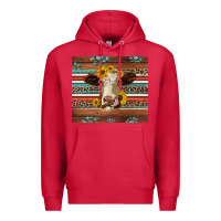 Cardinal western sunflowers gemstone heifer Premium Hoodie - Jasminsmagicworld