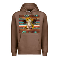 Chestnut western sunflowers gemstone heifer Premium Hoodie - Jasminsmagicworld