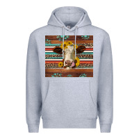 Heather Grey western sunflowers gemstone heifer Premium Hoodie - Jasminsmagicworld