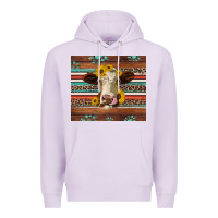 Lilac western sunflowers gemstone heifer Premium Hoodie - Jasminsmagicworld