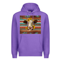 Purple western sunflowers gemstone heifer Premium Hoodie - Jasminsmagicworld