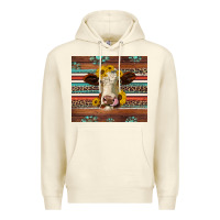 Sandshell western sunflowers gemstone heifer Premium Hoodie - Jasminsmagicworld