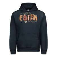 Navy we walk by faith not by sight Urban Hoodie - MaliasSmallBusiness