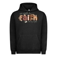 Pigment Black we walk by faith not by sight Urban Hoodie - MaliasSmallBusiness