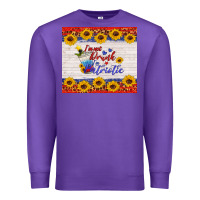 Purple i'm not drunk i'm patriotic Premium Sweatshirt - HRA Design Shop